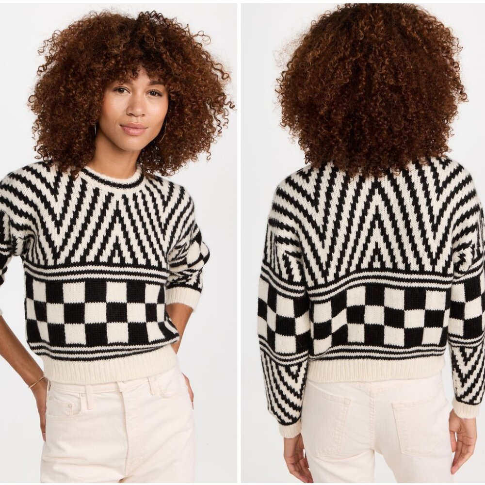 Mother - The Itsy Alpaca Crop Sweater - Small